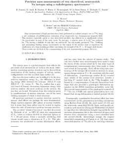 Precision mass measurements of very short-lived, neutron