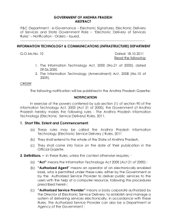 ESD Rules - AP Meeseva