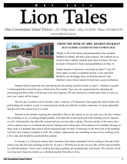May 2014 Lion Tales