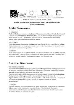 British Government American Government