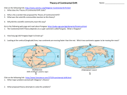 Theory of Continental Drift