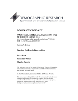 Couples` fertility decision-making