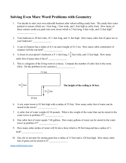 Solving Even More Word Problems with Geometry