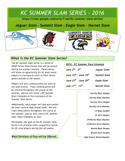 KCSS Flyer - Ray-Pec Girl`s Tennis