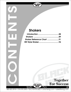 Shakers - Black Ace Parts