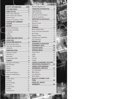 TABLE OF CONTENTS