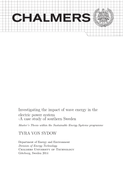 Master`s Thesis - Chalmers Publication Library