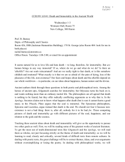 syllabus - University of Toronto