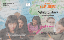 Finding Common Ground: - Media Literacy Clearinghouse