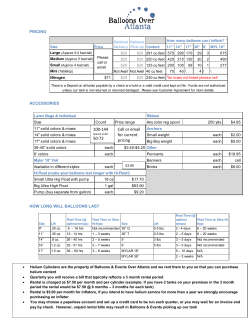 Sizes, Pricing Accessories