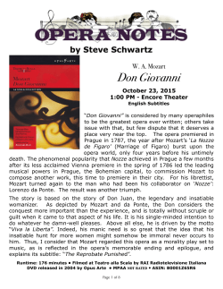 Opera Notes Don Giovanni 10/23/15.pages