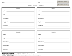 Citation Organizer