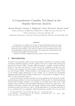 A Comprehensive Causality Test Based on the Singular Spectrum
