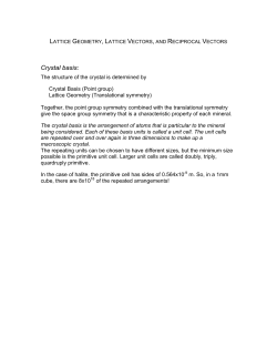 Crystal basis: