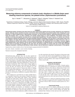 Measuring airborne components of seismic body vibrations in a