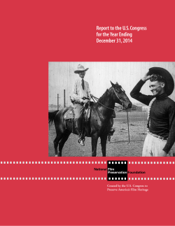 Annual Report - National Film Preservation Foundation