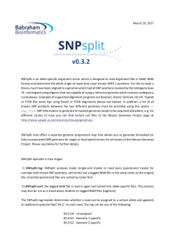 SNPsplit User Guide v0.3.2