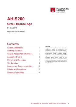 as PDF - Unit Guide