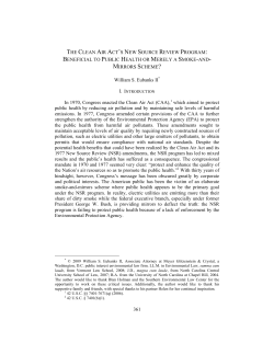 361 THE CLEAN AIR ACT`S NEW SOURCE - E