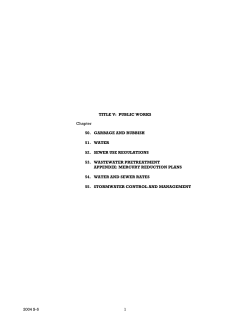 Code Title 5 Public Works