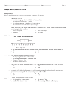 Sample Mastery Questions Test 1