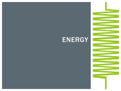 Energy Lecture