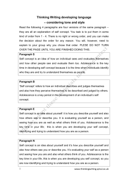 Considering tone and style with guidelines for