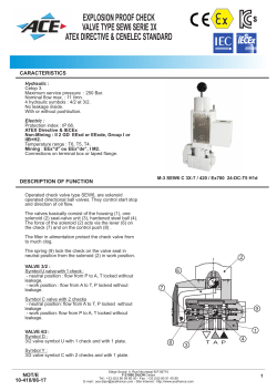 explosion proof check valve type sew6 serie 3x atex directive