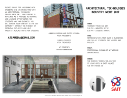 INDUSTRY NIGHT BROCHURE updated