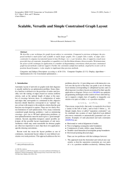 Scalable, Versatile and Simple Constrained Graph