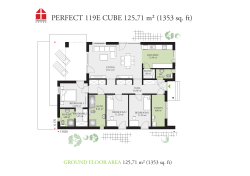 PERFECT 119E CUBE 125,71 m&sup2; (1353 sq. ft) - DAN-WOOD