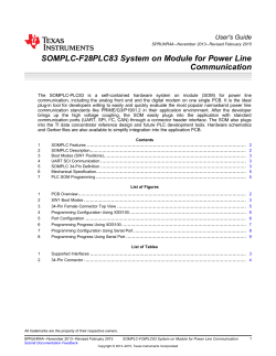 SOMPLC-F28PLC83 System on Module for