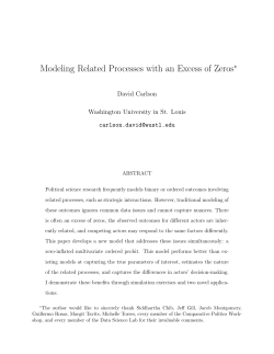 Modeling Related Processes with an Excess of Zeros