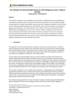 The Valuation for Nonrenewable Resources with Endogenous Costs
