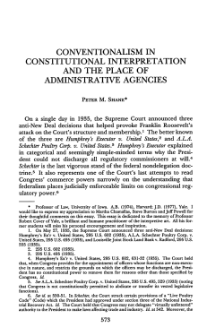 conventionalism in constitutional interpretation and the place of