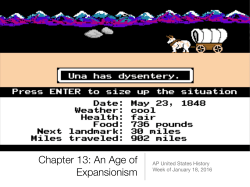 Chapter 13- Age of Expansionism (upload)