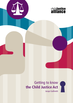 Getting to know the Child Justice Act