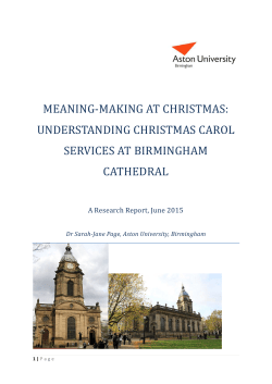 meaning-making at christmas: understanding christmas carol