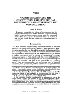 original, intent - Fordham Law Review