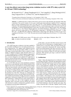 A saw-less direct conversion long term evolution receiver with 25
