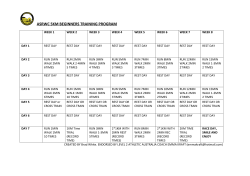 ASRWC 5KM BEGINNERS TRAINING PROGRAM