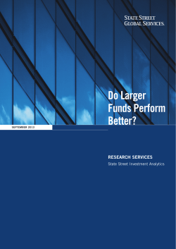 Do Larger Funds Perform Better?