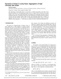 Dynamics of drops in cavity flows: Aggregation of high viscosity ratio
