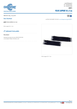 PELVIS SUPPORT 43 x 3 cm