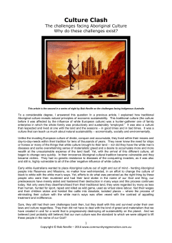 Culture Clash - Community Regeneration