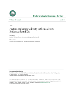 Factors Explaining Obesity in the Midwest