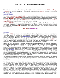 history of the us marine corps