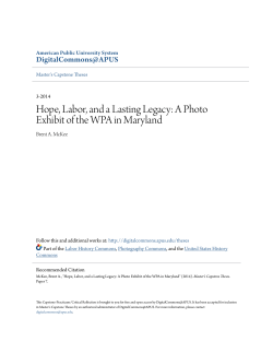 Hope, Labor, and a Lasting Legacy