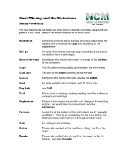 Mining Vocabulary List &ndash; PDF resource