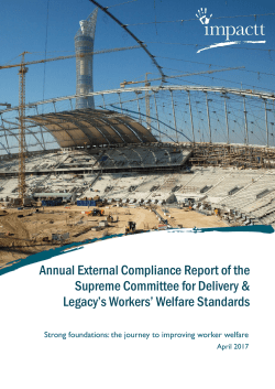 Annual External Compliance Report of the Supreme